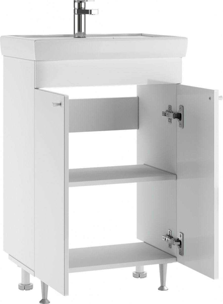 Тумба в ванную Айсберг Томь 60 Промо без ящика, DP2612T — изображение 3