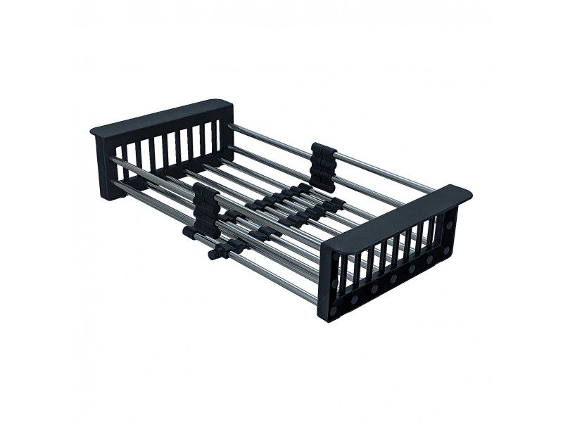 Кухонная мойка с сифоном, дозатором и коландером WISENT W35050B/4 (графит/матовая) — изображение 4