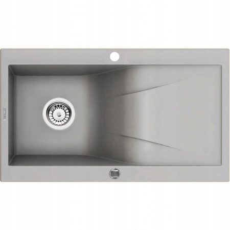 Кухонная мойка DEANTE RAPSODIA ZQR S113, серый, 86x50 см