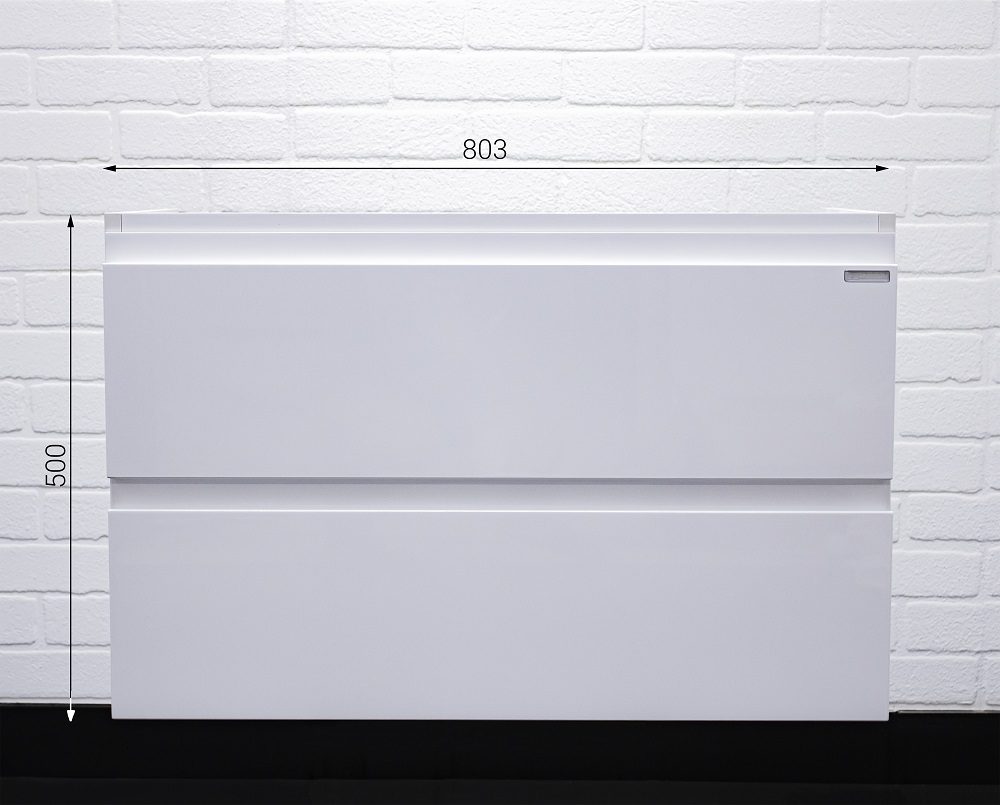 Тумба в ванную Домино Moduo 80 Graffo, белый, DGr2103T — изображение 8