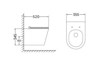 Комплект инсталляции Alca AM101/1120 Sádromodul с унитазом CeruttiSPA FARO Aria Tornado и кнопкой Alca M571 (хром), CT10833+сет(AM101/1120+M571) — изображение 5