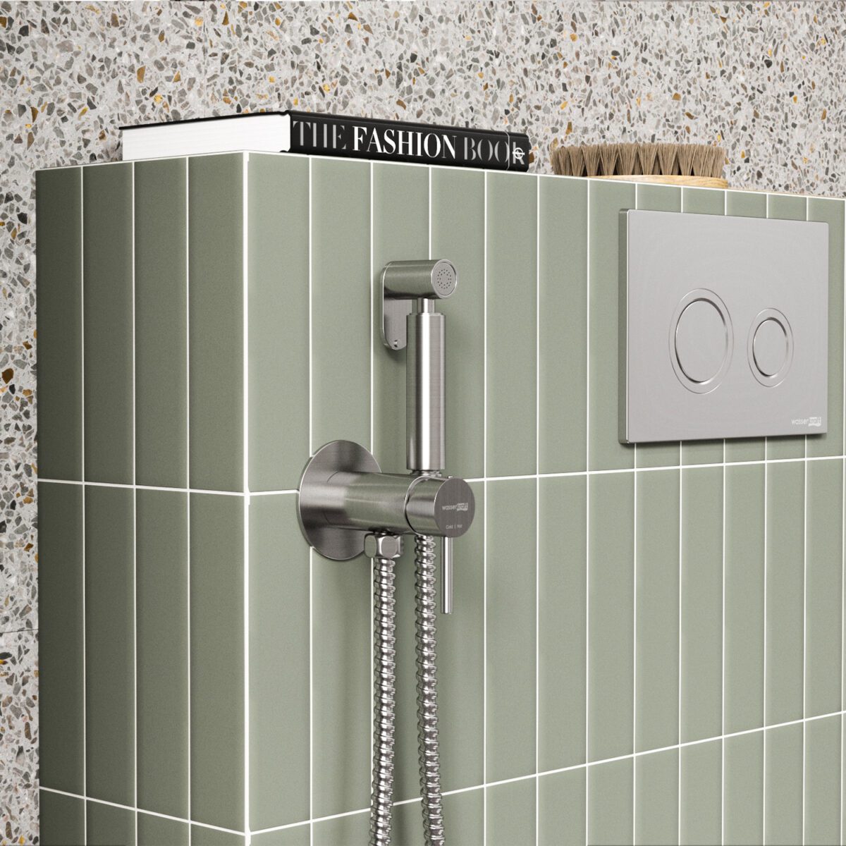 Смеситель скрытого монтажа для гигиенического душа Wasserkraft A70338 никель — изображение 3