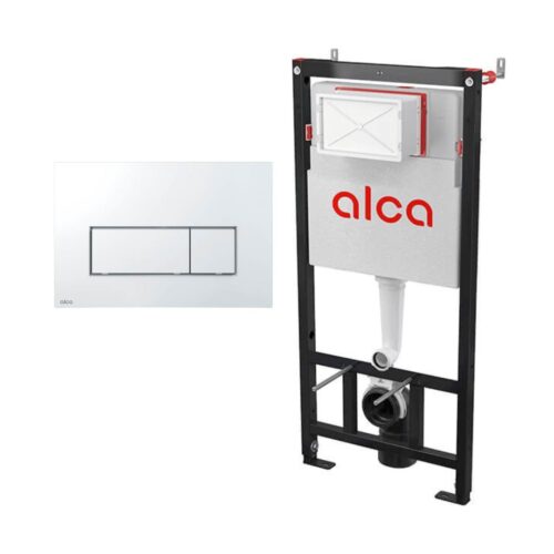 Комплект инсталляции Alca AM101/1120 Sádromodul с кнопкой M571 (хром/глянец), AM101/1120+M571
