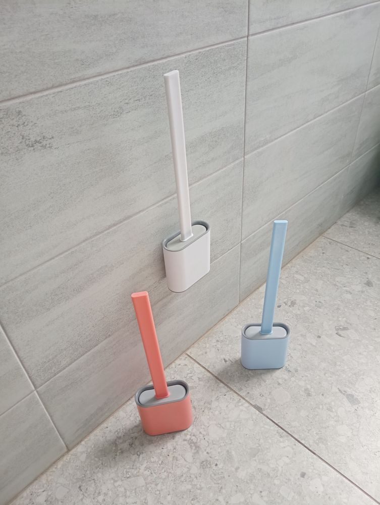 Ёршик для унитаза Ledeme L917B, голубой, напольный — изображение 4