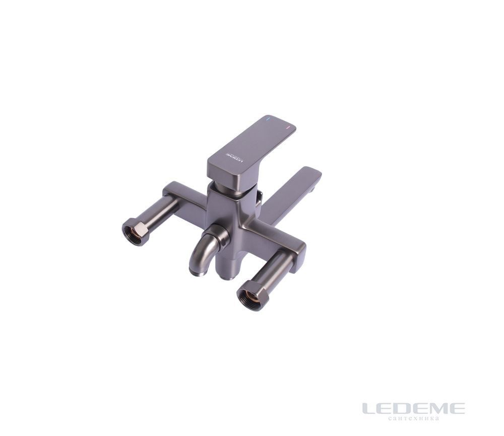 Душевая система Ledeme L2480D, оружейная сталь — изображение 7