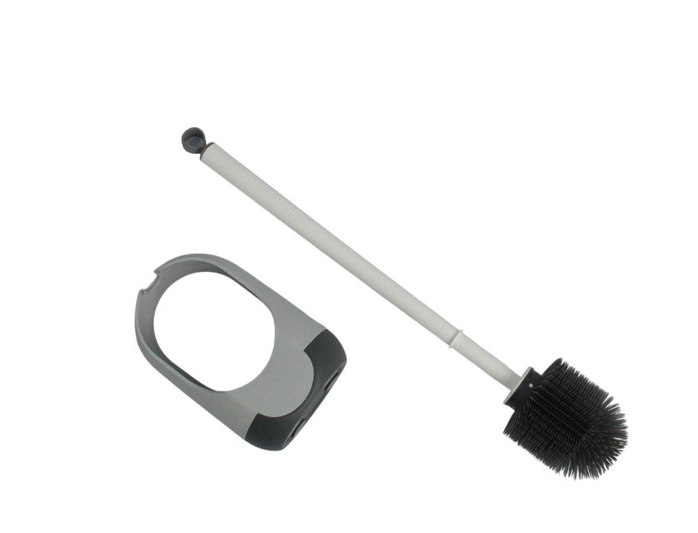 Ёршик для унитаза Ledeme L906-1, серый, напольный — изображение 6