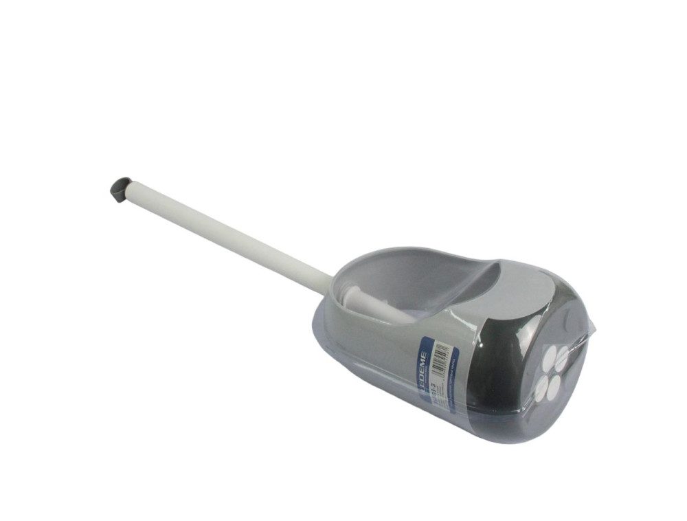 Ёршик для унитаза Ledeme L906-3, серый, напольный — изображение 3