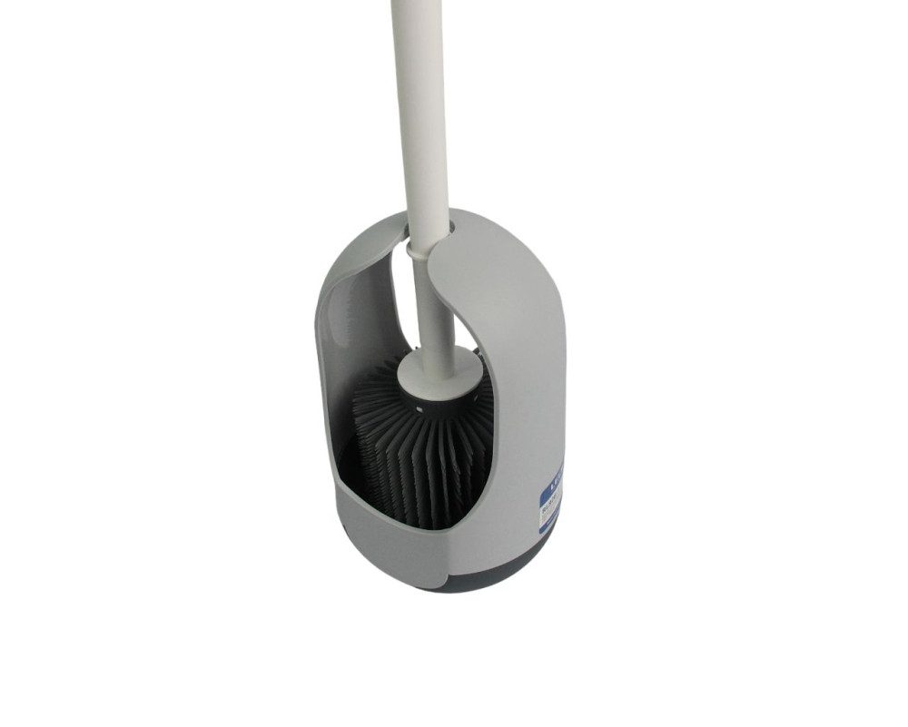 Ёршик для унитаза Ledeme L906-1, серый, напольный — изображение 4