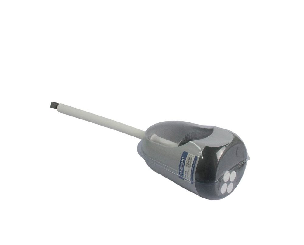 Ёршик для унитаза Ledeme L906-1, серый, напольный — изображение 3