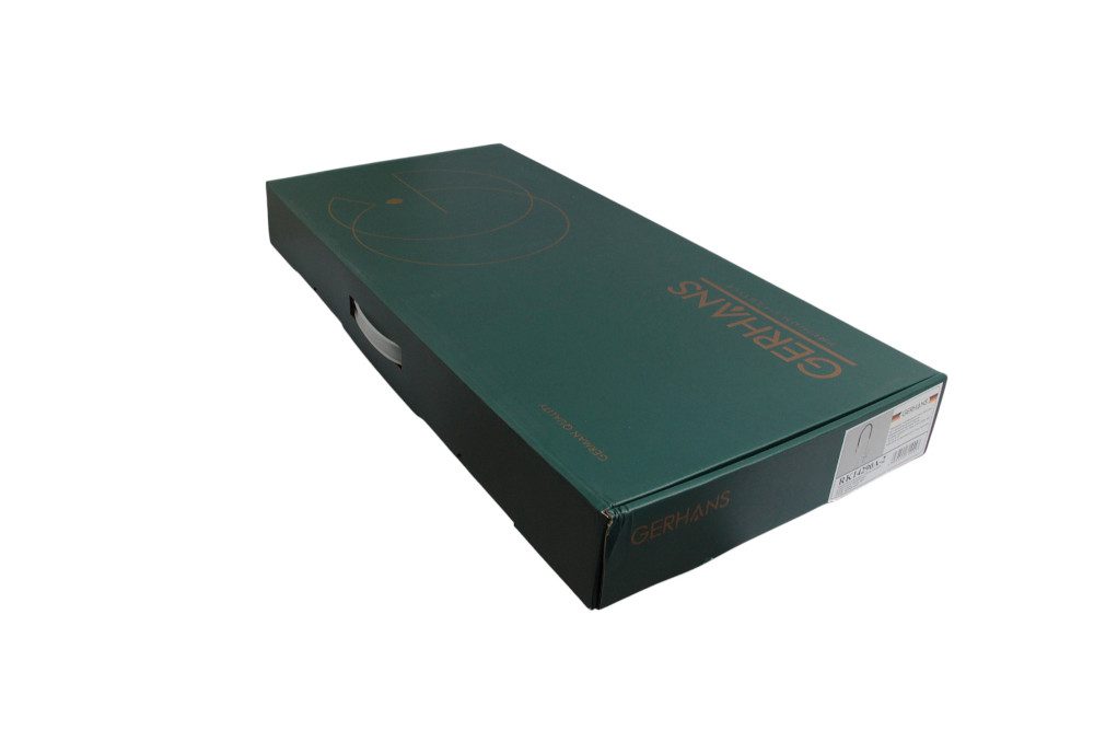 Смеситель для кухни с гибким изливом GERHANS K14290A-2, сатин/чёрный — изображение 6