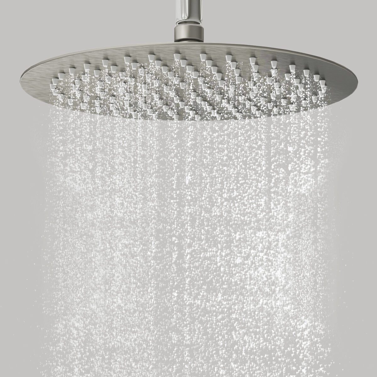 Верхняя лейка 24,8 см, тропический душ Wasserkraft A121, никель — изображение 3