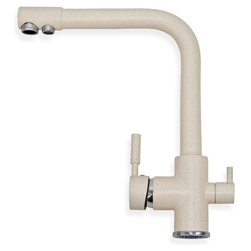 Смеситель для кухни под фильтр Gerhans KK4055-3-20, бежевый