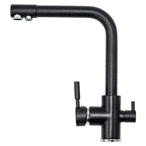 Смеситель для кухни под фильтр Gerhans KK4055-3-22, чёрный