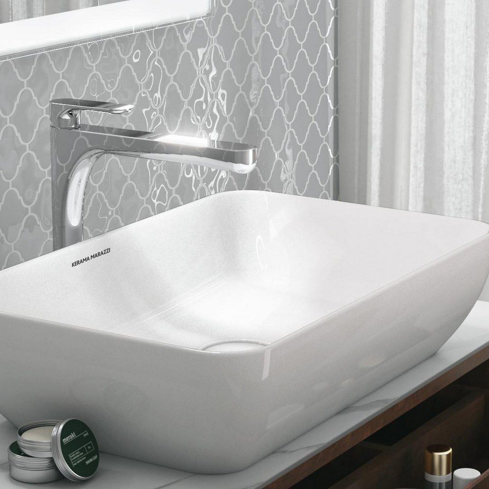 Смеситель для умывальника Kerama Marazzi OLE высокий, хром, 69415KM.21.018 — изображение 6