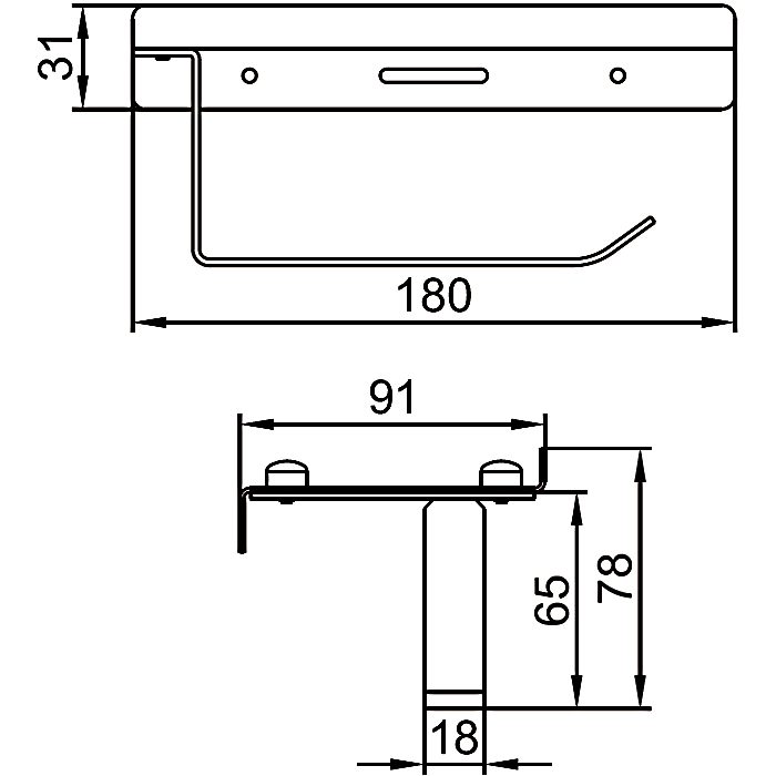 Держатель туалетной бумаги Ledeme L506 — изображение 2