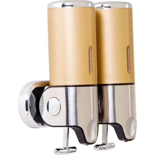 Двойной дозатор жидкого мыла GERHANS K50402G, золотой