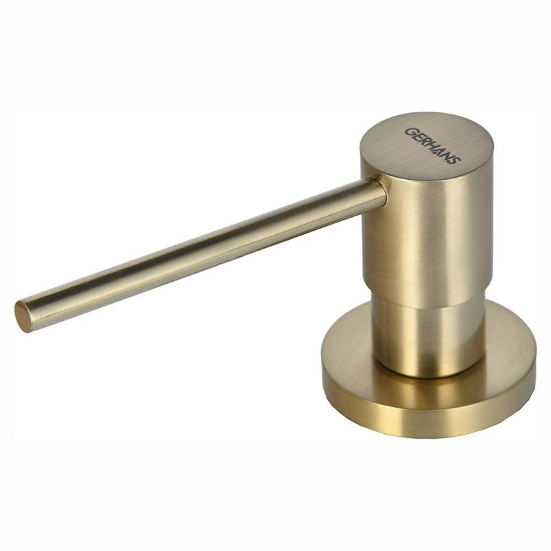 Дозатор для моющего средства GERHANS K50403G, золото — изображение 5