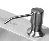 Кухонная мойка с сифоном и дозатором WISENT W35040/3 (сатин/матовая) — изображение 4