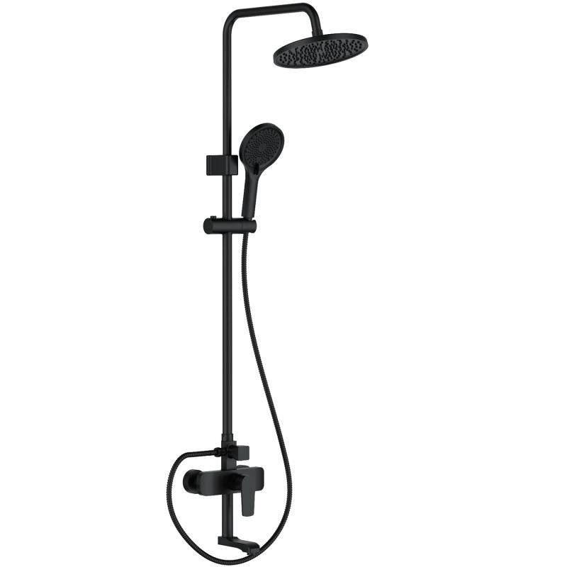 Душевая система Ledeme L2426B, чёрный