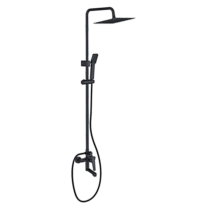 Душевая система Ledeme L2481B, чёрный