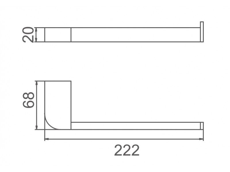 Держатель бумажного полотенца GERHANS K27203 — изображение 2