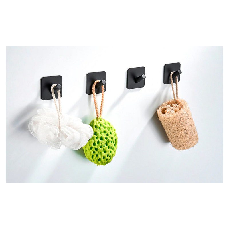 Набор крючков Ledeme L216B-4, чёрный — изображение 2