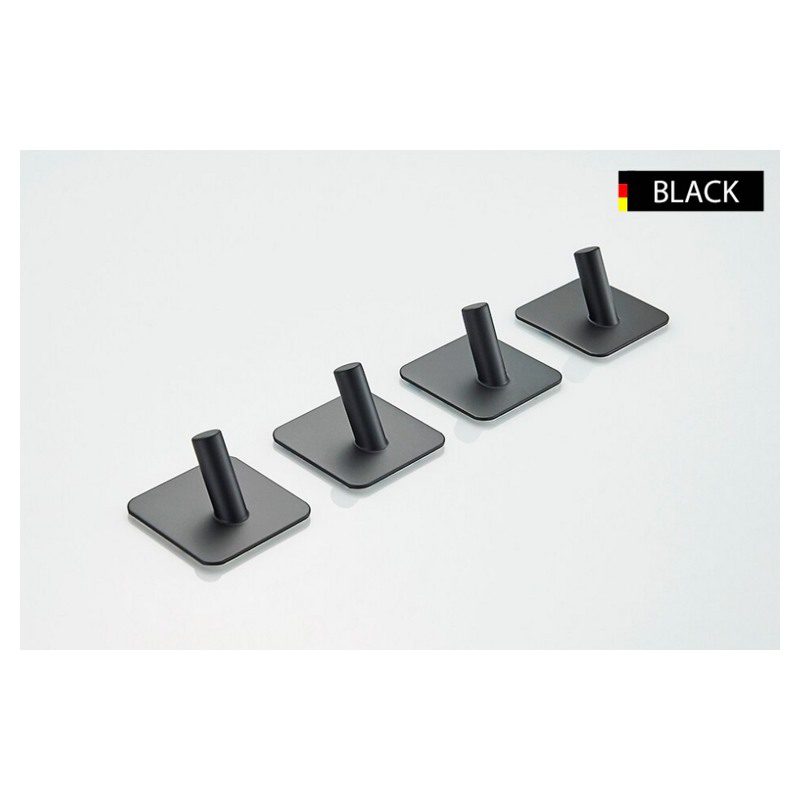 Набор крючков Ledeme L216B-4, чёрный — изображение 4