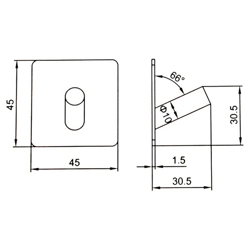Набор крючков Ledeme L216B-4, чёрный — изображение 3