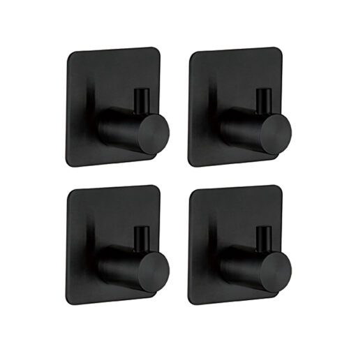 Набор крючков Ledeme L215B-4, чёрный