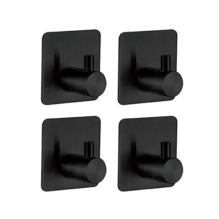 Набор крючков Ledeme L215B-4, чёрный