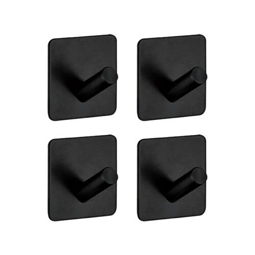 Набор крючков Ledeme L216B-4, чёрный