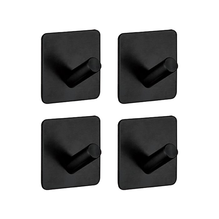 Набор крючков Ledeme L216B-4, чёрный