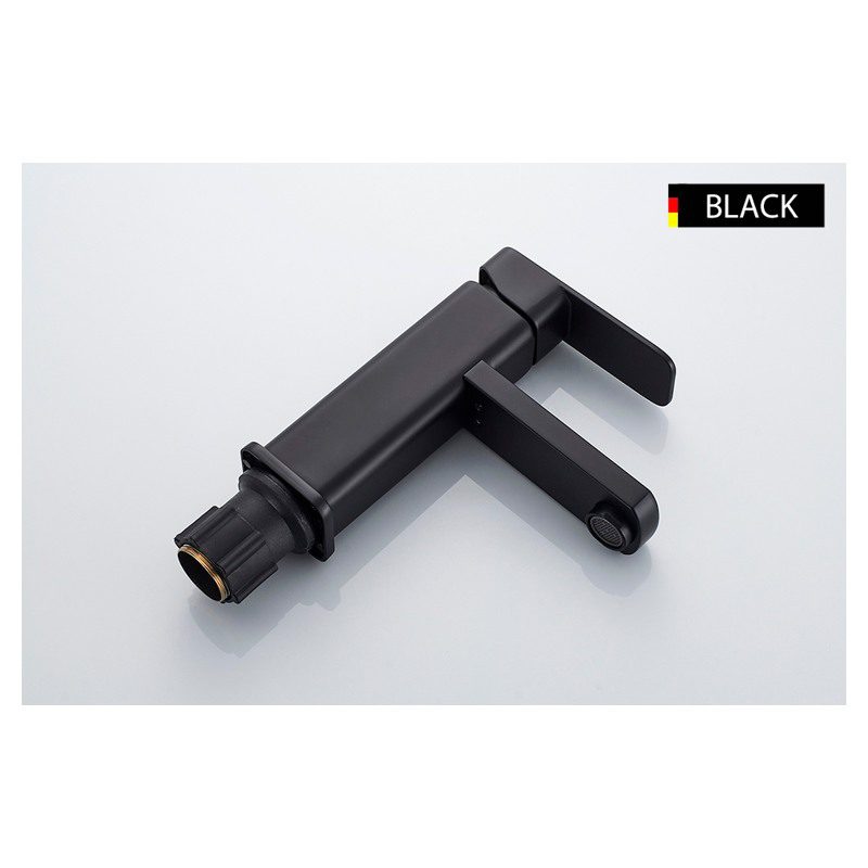 Смеситель для умывальника Ledeme L1033B, чёрный — изображение 4