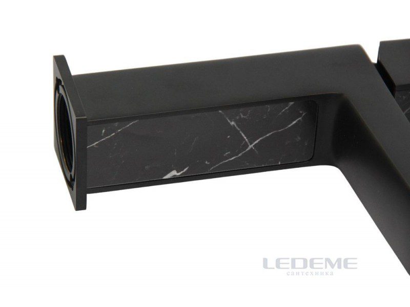 Смеситель для умывальника Ledeme L1073B, чёрный — изображение 5