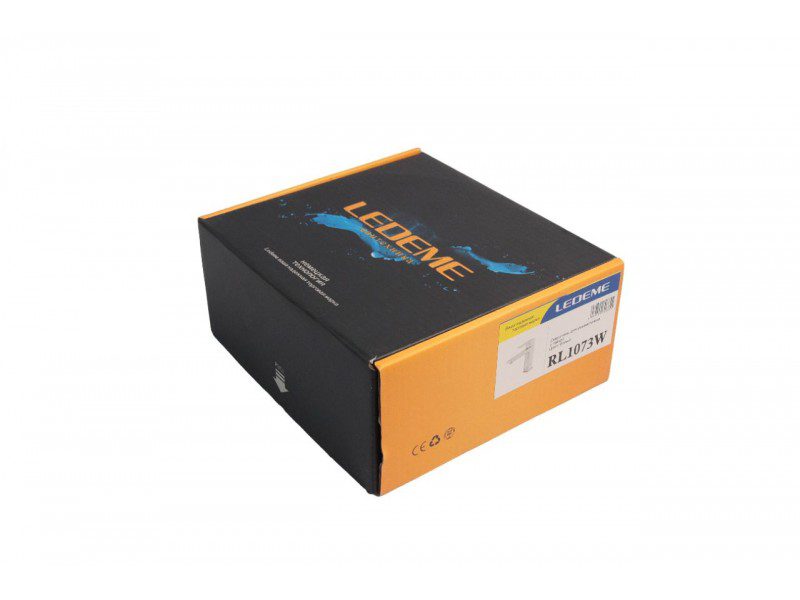 Смеситель для умывальника Ledeme L1073W, белый — изображение 7