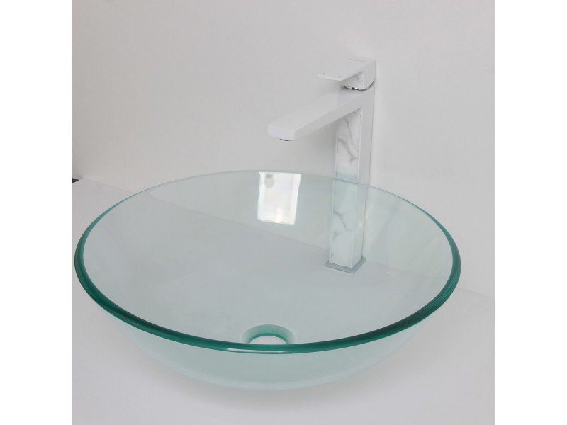 Смеситель для умывальника Ledeme L1173W, высокий, белый — изображение 7