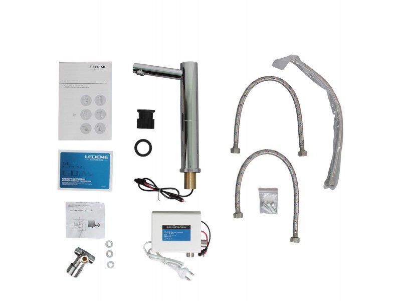 Сенсорный смеситель для умывальника Ledeme L1755-1 — изображение 6