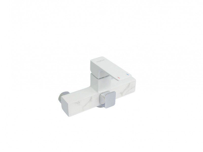 Смеситель для ванны Ledeme L2273W, белый — изображение 6