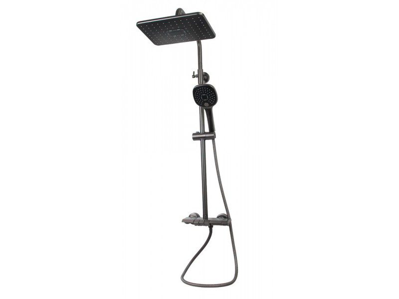 Душевая система Ledeme L2418D, оружейная сталь — изображение 4