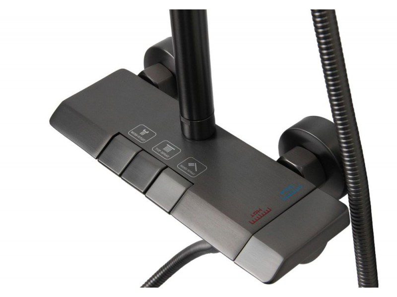 Душевая система Ledeme L2418D, оружейная сталь — изображение 6