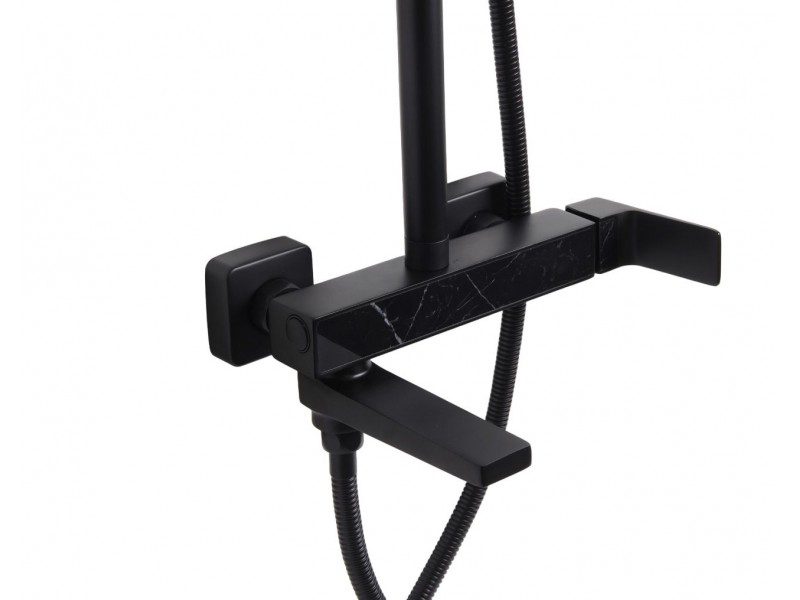 Душевая система Ledeme L2473B, чёрный — изображение 4