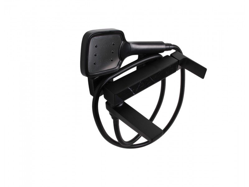 Смеситель для ванны Ledeme L3173B, чёрный — изображение 5