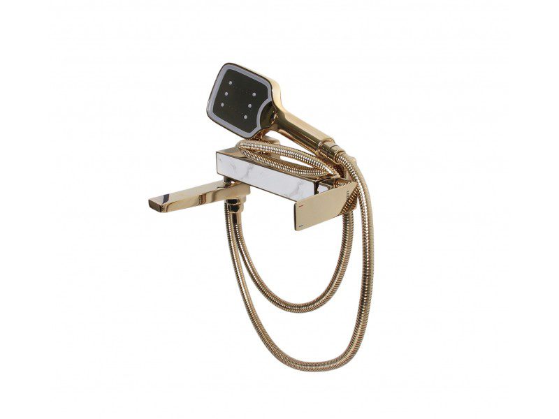 Смеситель для ванны Ledeme L3173G, золото — изображение 5