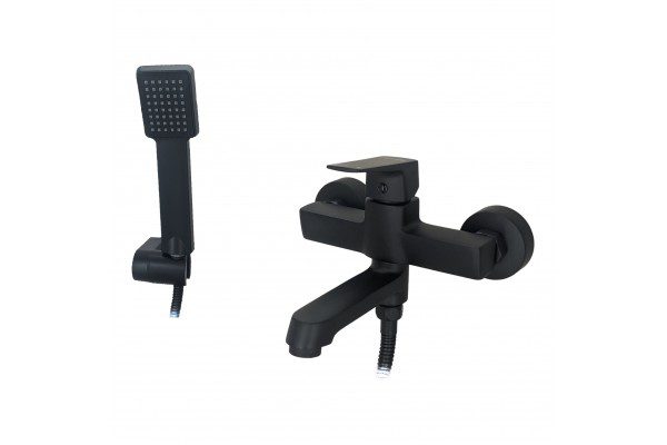 Смеситель для ванны Ledeme L3181B, чёрный — изображение 5