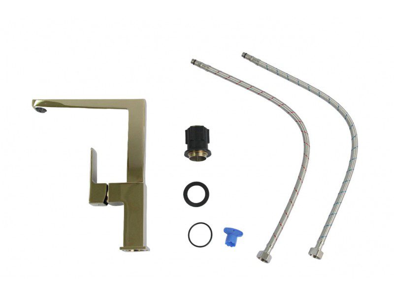 Смеситель для кухни Ledeme L4073G, золото — изображение 6