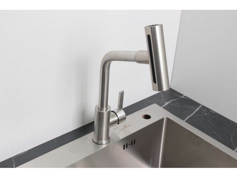 Многофункциональный смеситель для кухни Ledeme L4099A-4, нержавеющая сталь — изображение 5