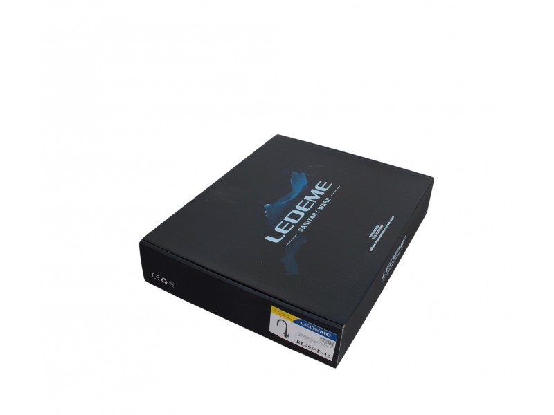 Смеситель для кухни под фильтр Ledeme L4955D-12, оружейная сталь/чёрный — изображение 2