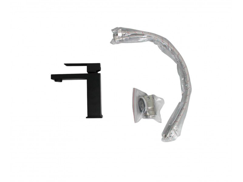 Смеситель для умывальника Ledeme L71025B, чёрный — изображение 4