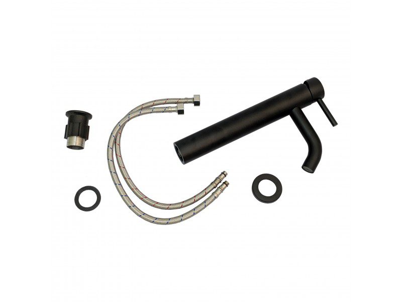 Смеситель для умывальника Ledeme L71106B, чёрный — изображение 4