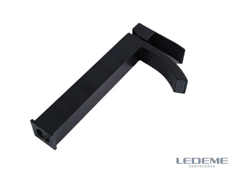 Смеситель для умывальника Ledeme L71117B, чёрный — изображение 4